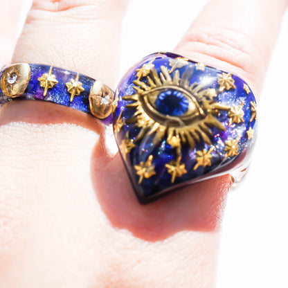 EYE HEART RING / GALAXY