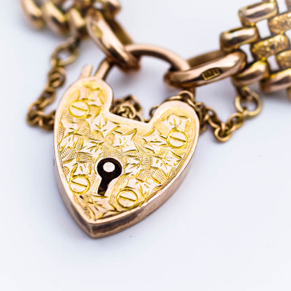 PADLOCK HEART BRACELET 3 / 9K / UK