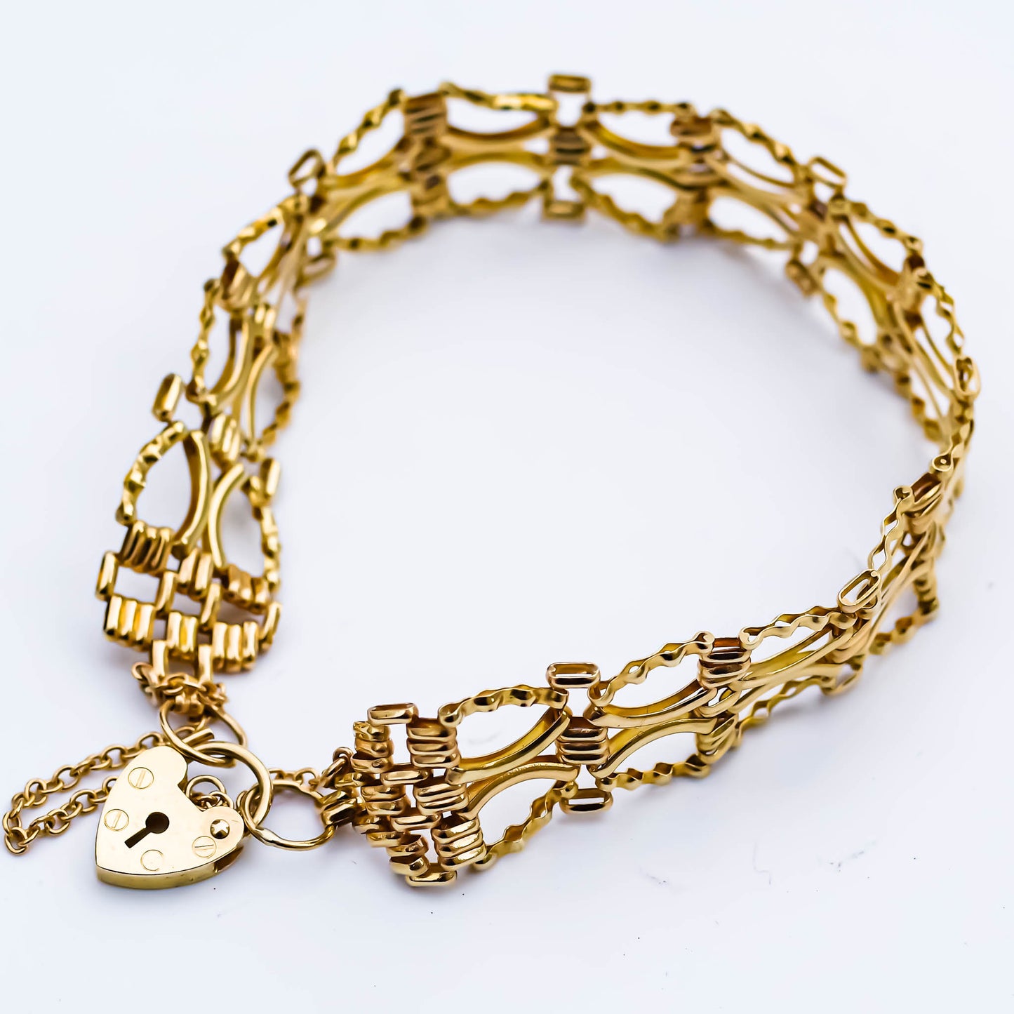 PADLOCK HEART BRACELET 1 / 9K / UK