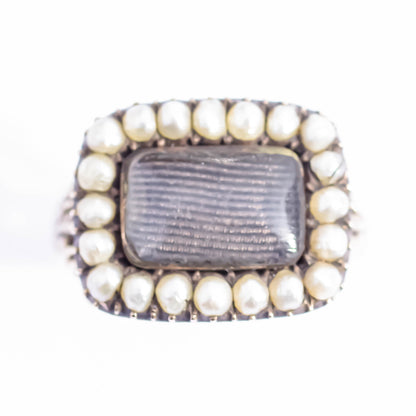 MOURNING RING / LONDON / 18K / #11.5