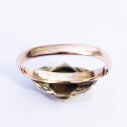 STAR  RING / PEARL / TURQUOISE / 9K / #14