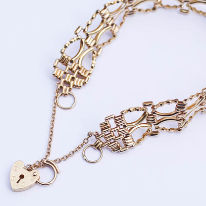 PADLOCK HEART BRACELET 1 / 9K / UK