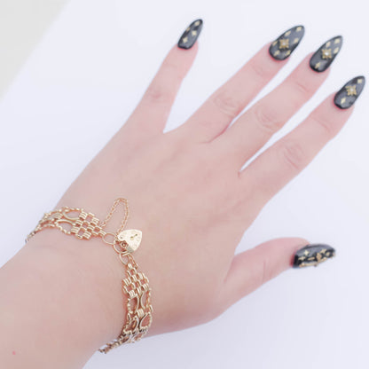 PADLOCK HEART BRACELET 1 / 9K / UK