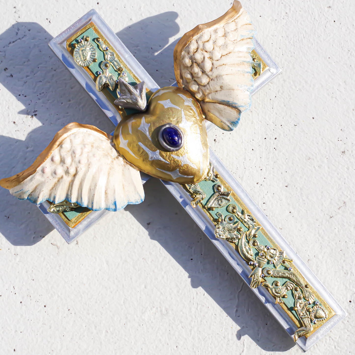 CROSS DECOR  2/ GREEN / MILAGRO