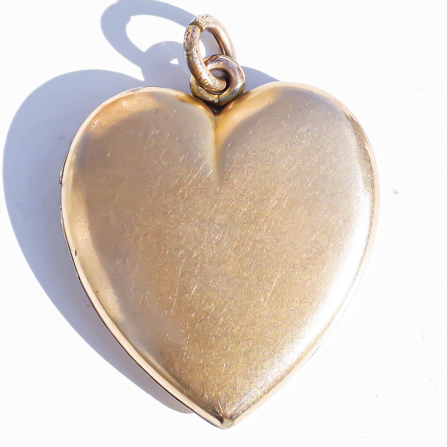 SWEETHEART LOCKET PENDANT / CRYSTAL / 14KGF