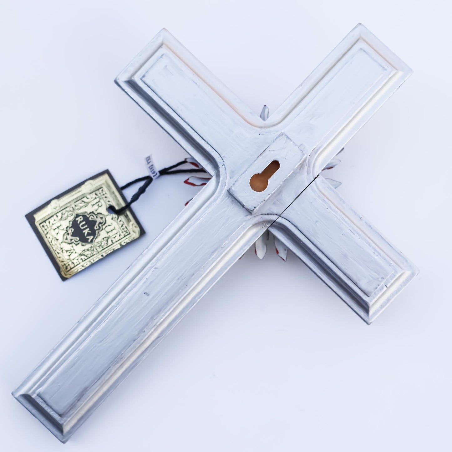 CROSS DECOR 3 / SILVER × GREEN / MILAGRO