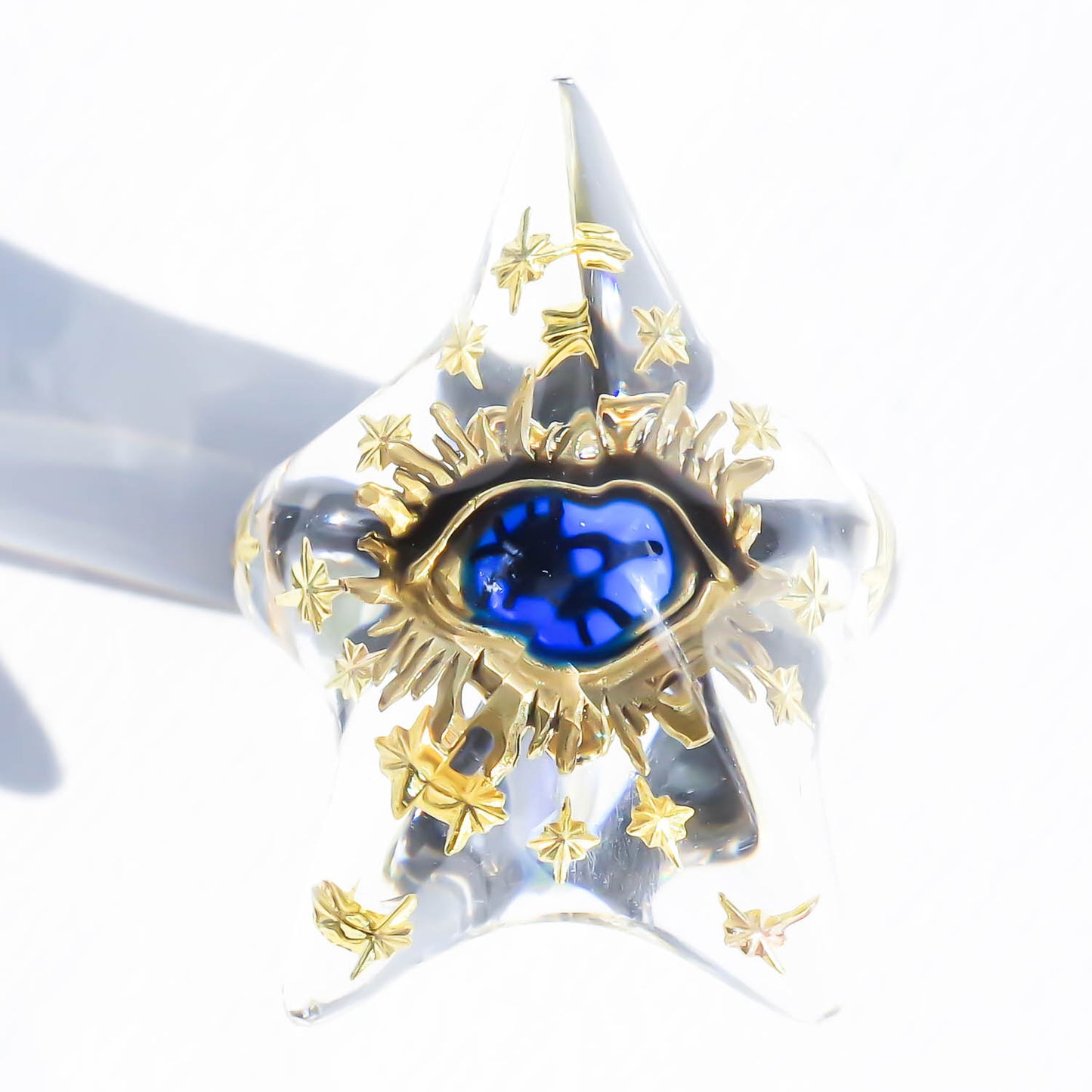 EYE STAR RING / CLEAR