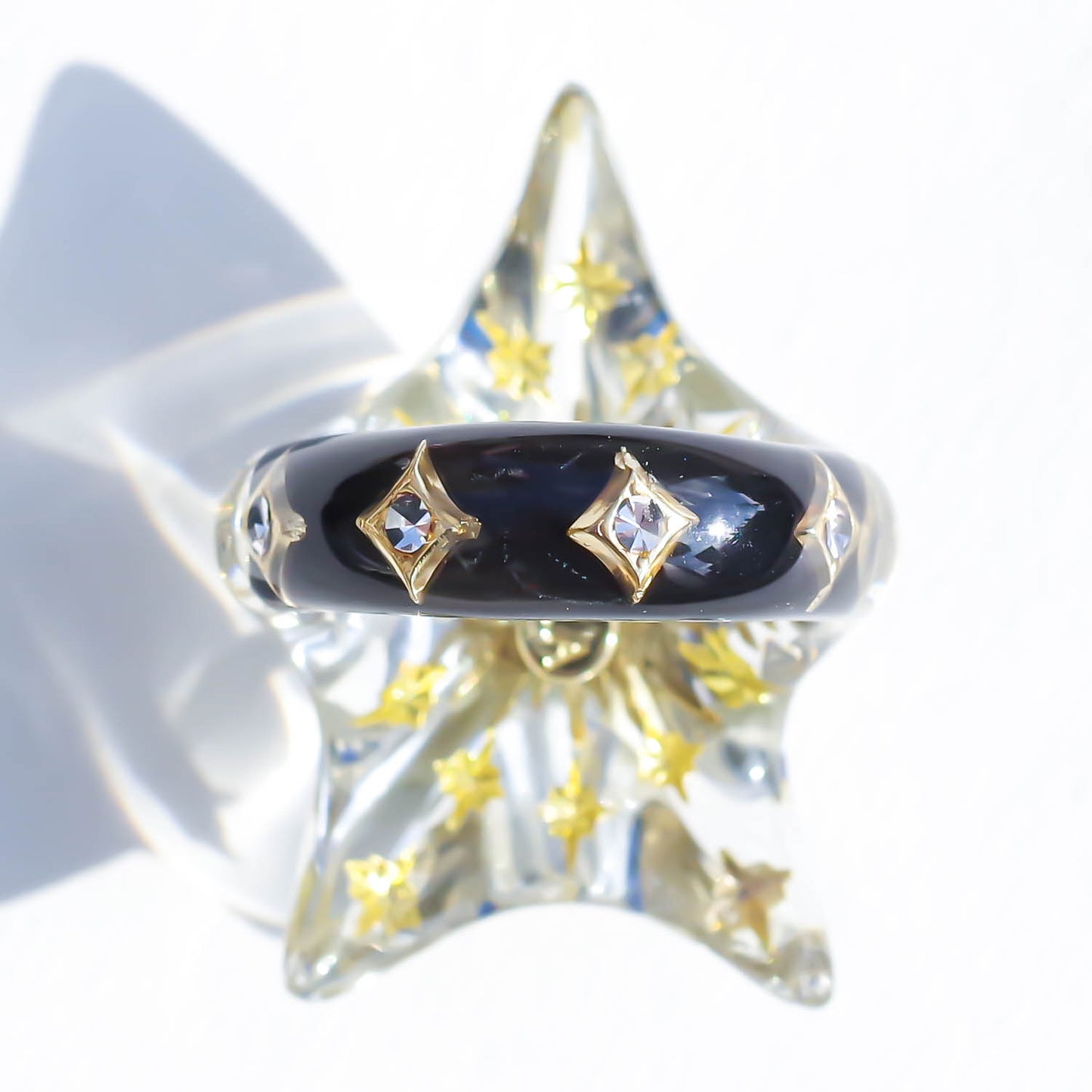 EYE STAR RING / CLEAR