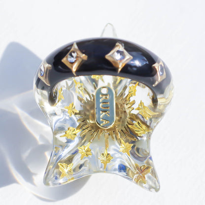EYE STAR RING / CLEAR