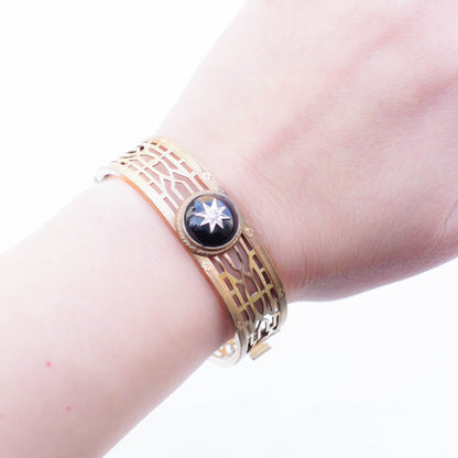 BLACK STAR BRACELET / USA / 1800S / 14kgf