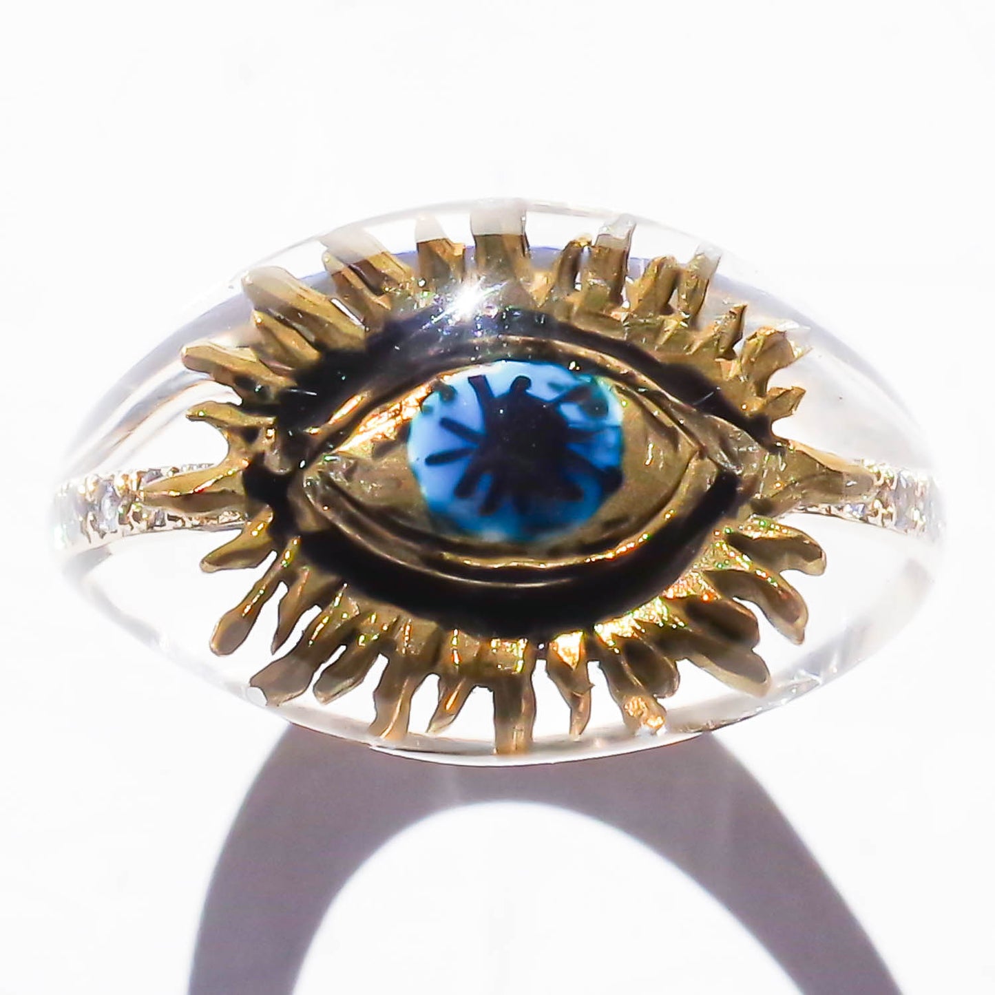 EYE RING / CRYSTAL / CLEAR /#6 #9