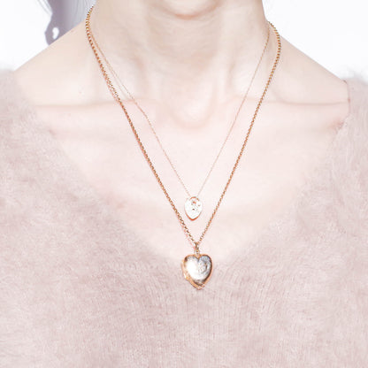HEART NECKLACE / lockhart / UK / 9K