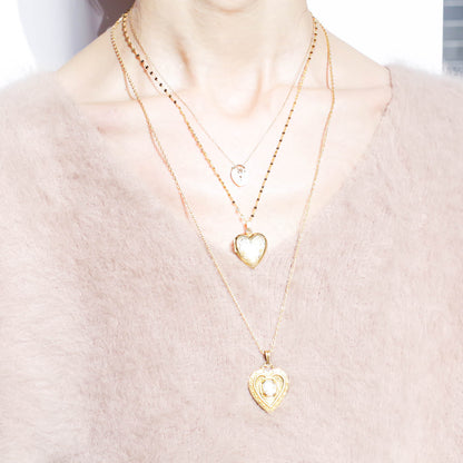 HEART NECKLACE / lockhart / UK / 9K
