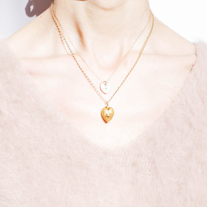 HEART NECKLACE / lockhart / UK / 9K