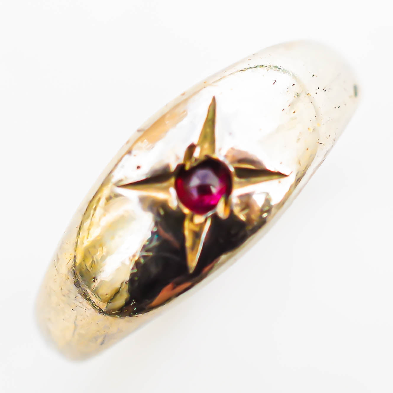 BABY RING / GARNET / 10K / #0