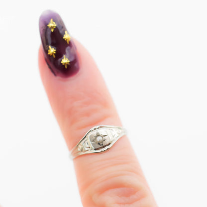 BABY RING / PEARL / 10K / #0.5