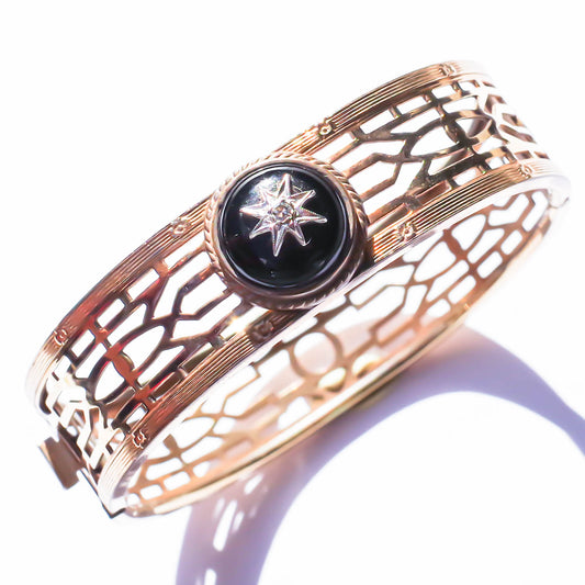 BLACK STAR BRACELET / USA / 1800S / 14kgf
