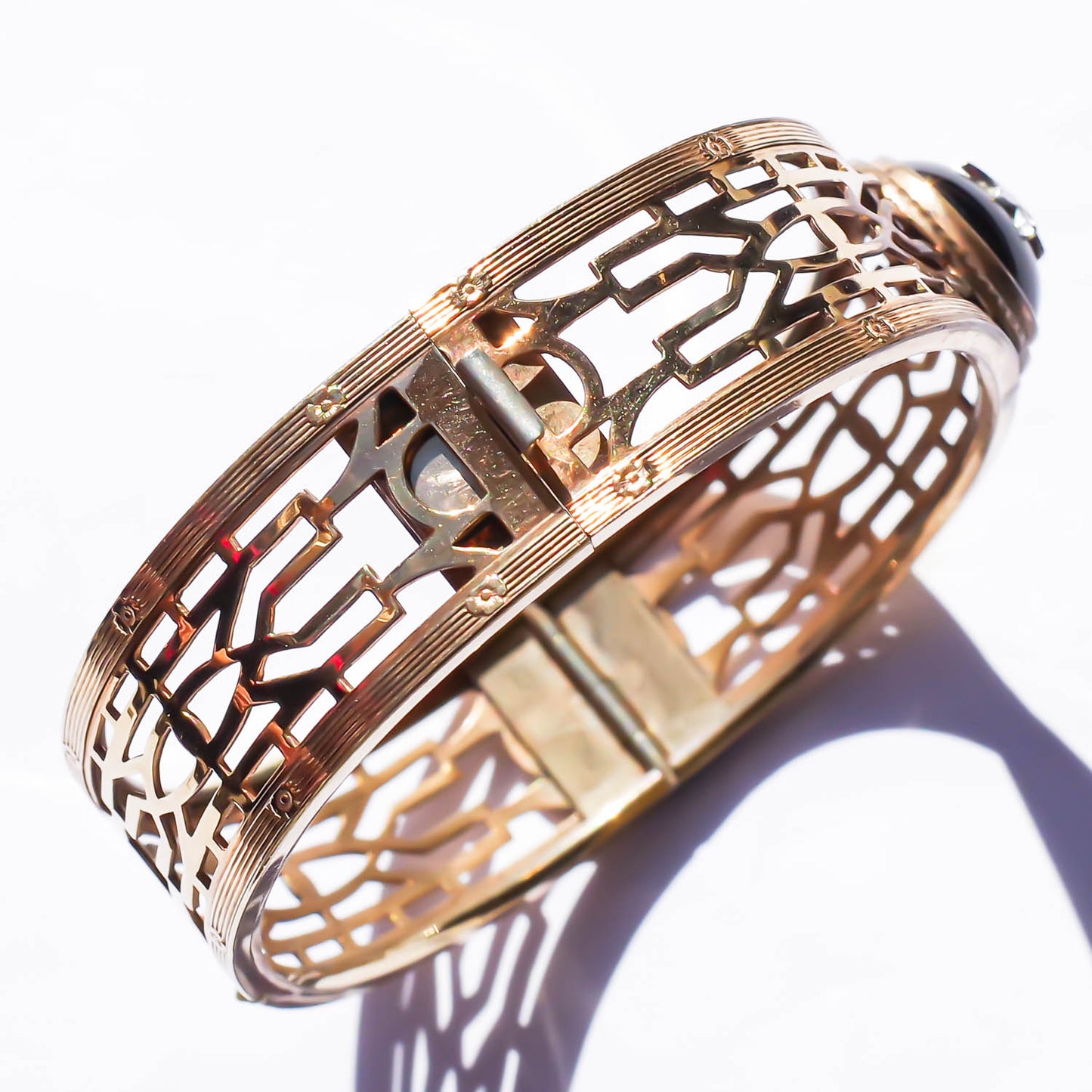 BLACK STAR BRACELET / USA / 1800S / 14kgf
