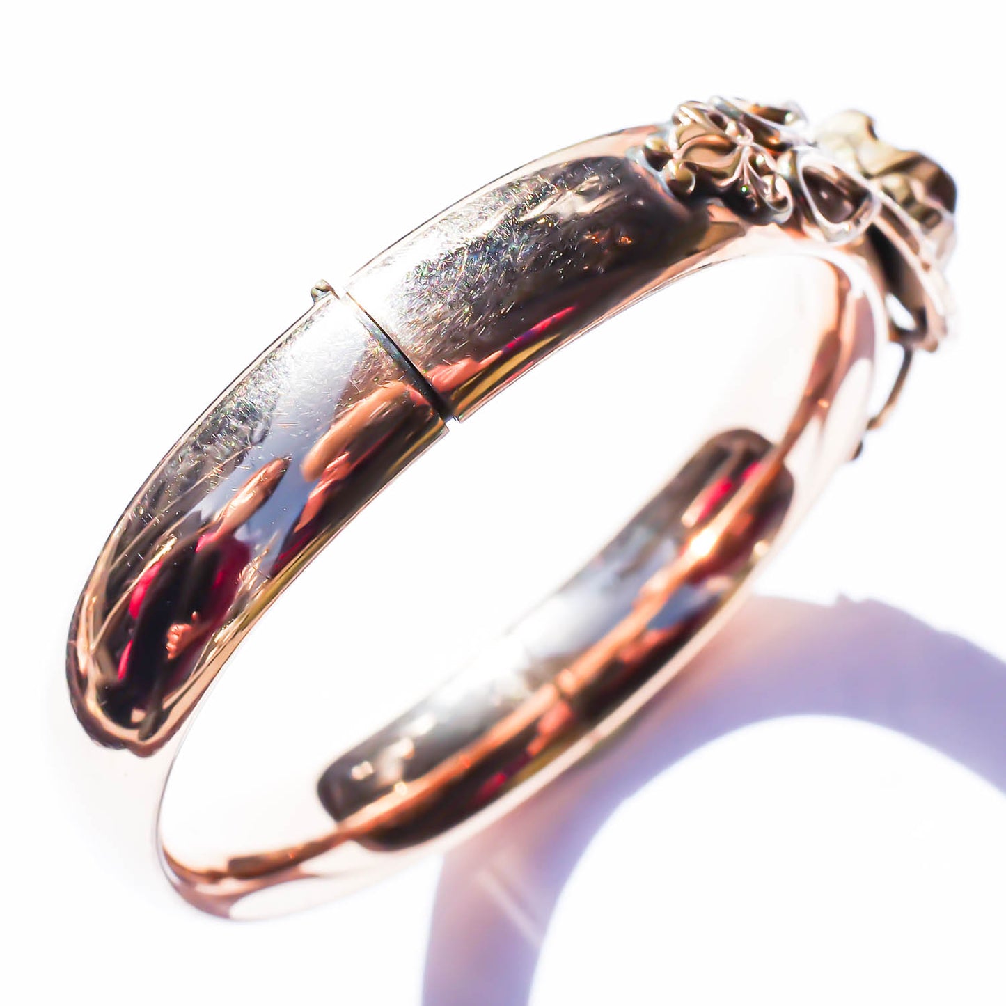 LION BRACELET / USA / 1800S / 14KGF