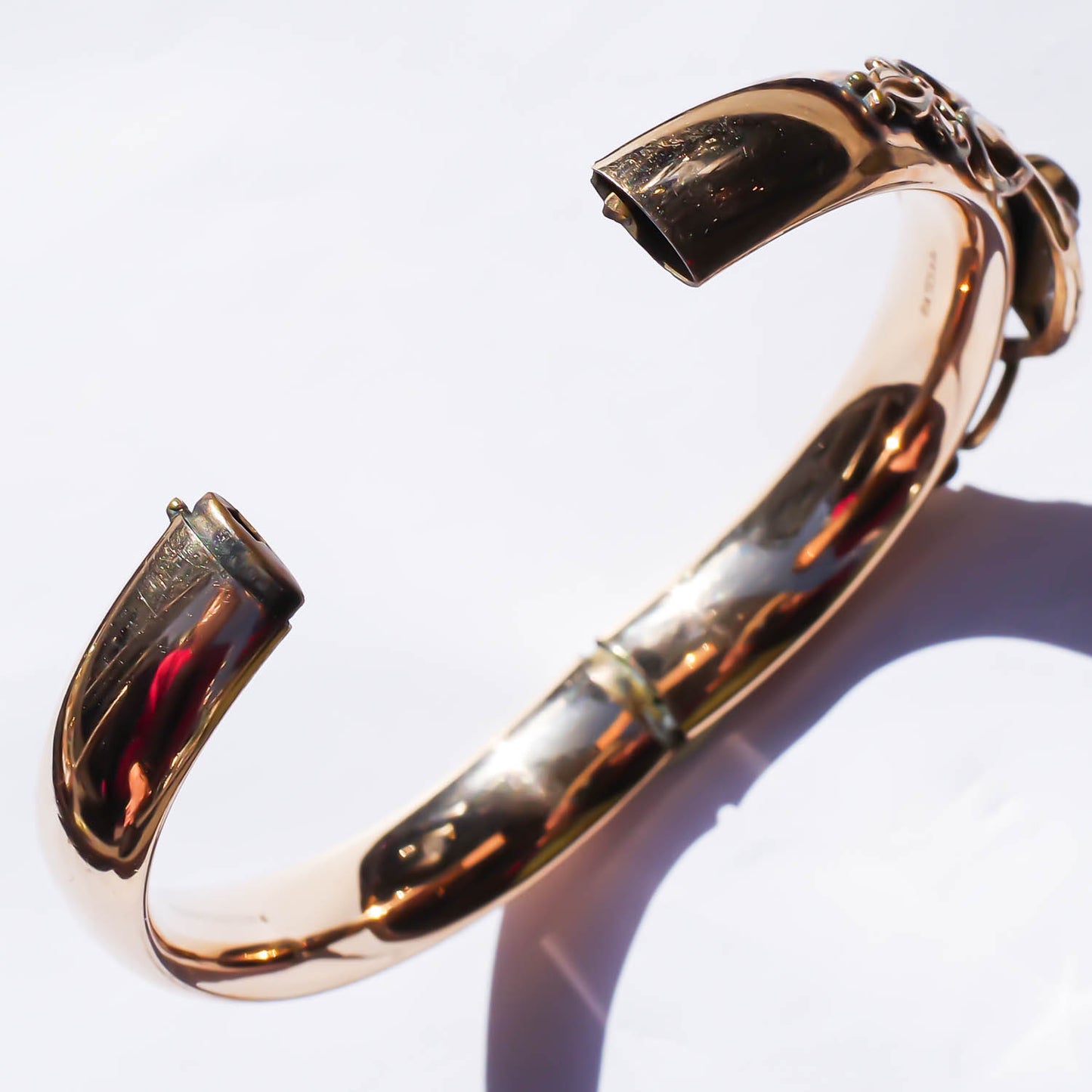 LION BRACELET / USA / 1800S / 14KGF