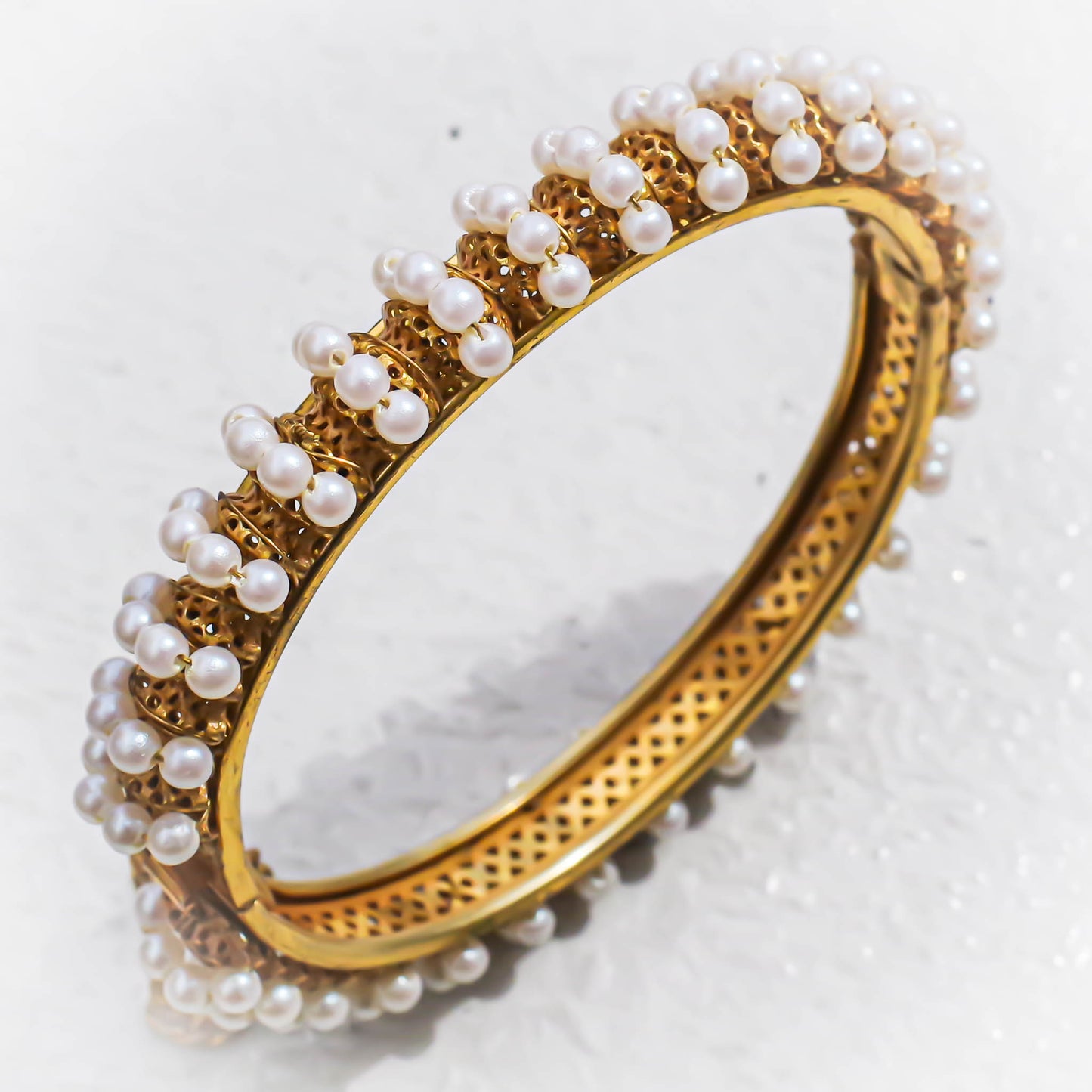 PEARL BRACELET / GOLD / MIRIAM HASKELL