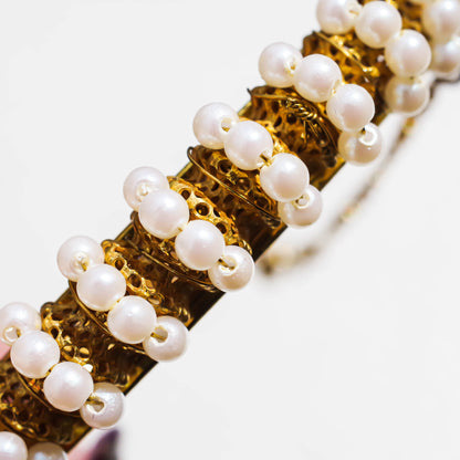 PEARL BRACELET / GOLD / MIRIAM HASKELL