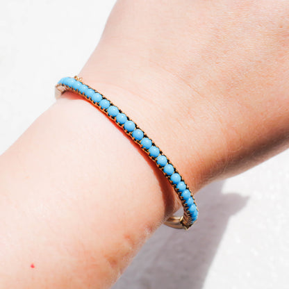 TURQUOISE BRACELET / SILVER925 / 18KGP