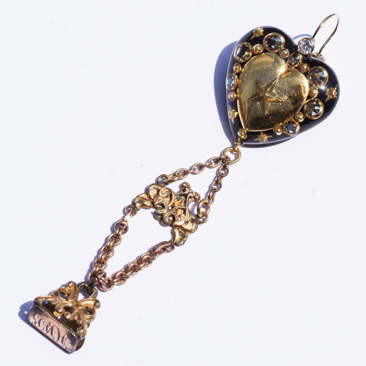 HEART EARRING 6 / 1P