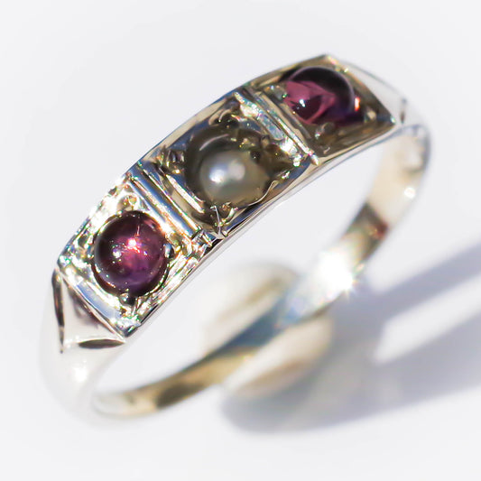 BABY RING / AMETHYST / PEARL / 10K / #0