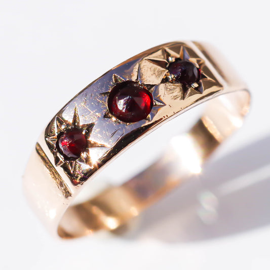 BABY RING / GARNET / 10K / #1