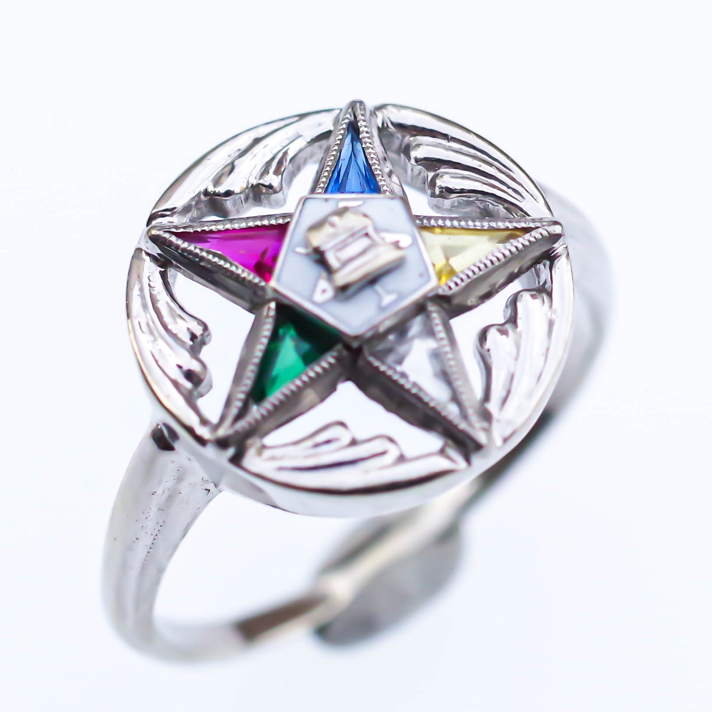 MASONIC EASTERN STAR RING / USA (14K) #15