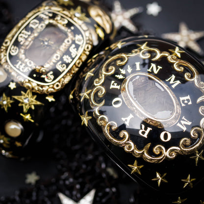 MOURNING BRACELET / BLACK / IN MEMORY OF