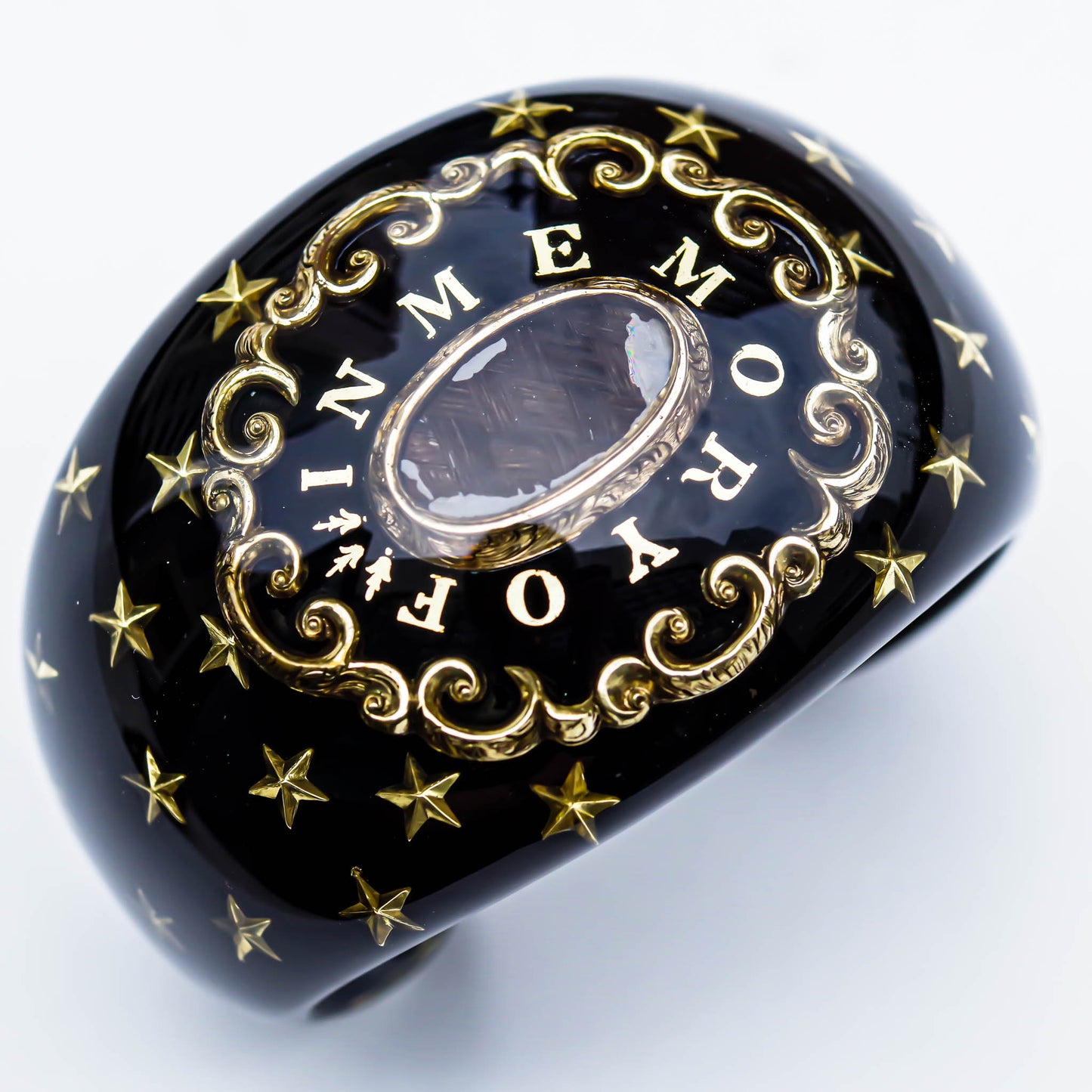 MOURNING BRACELET / BLACK / IN MEMORY OF