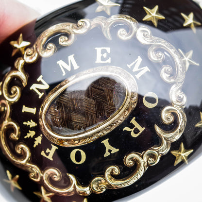 MOURNING BRACELET / BLACK / IN MEMORY OF