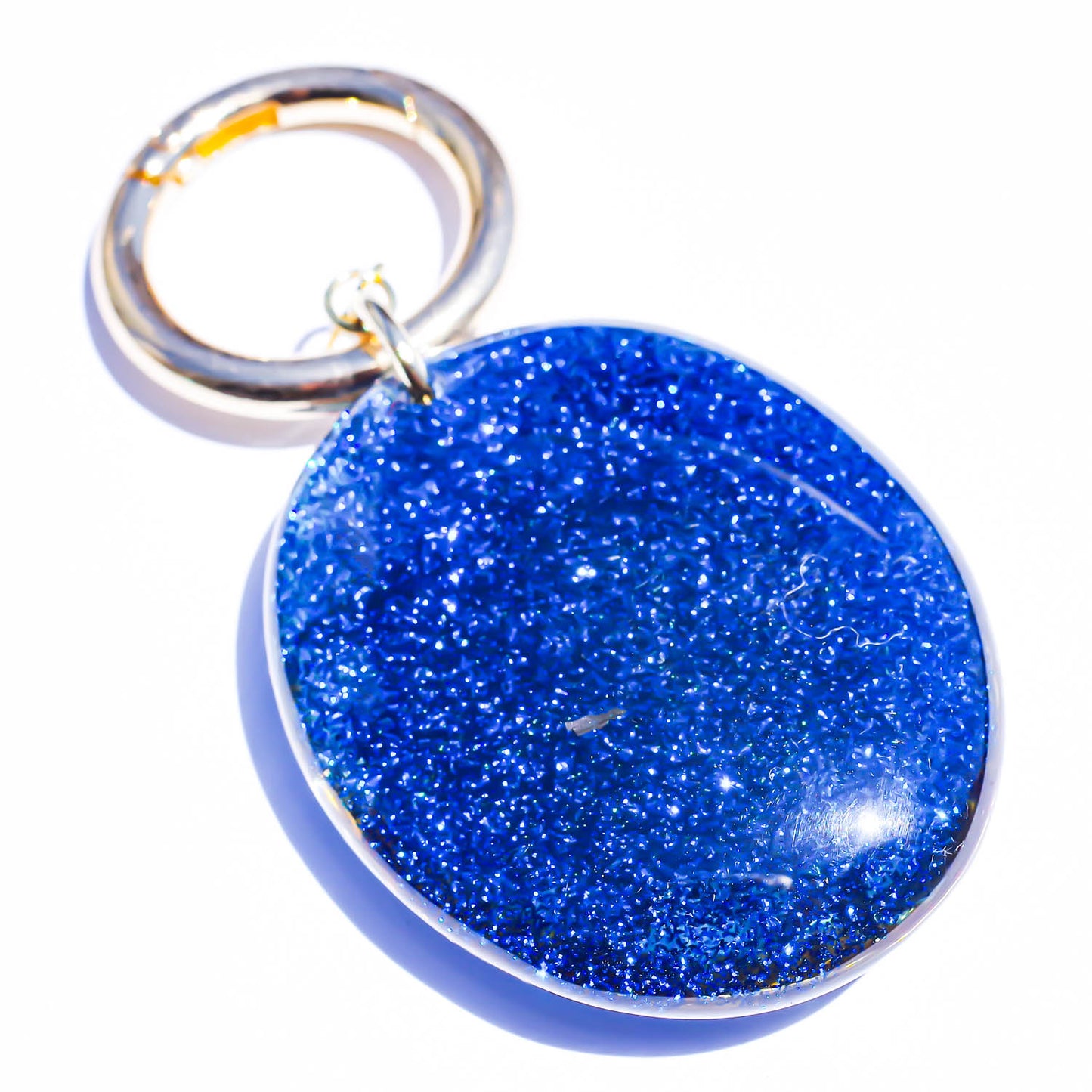 KEY RING / GLITTER BLUE / CCCP