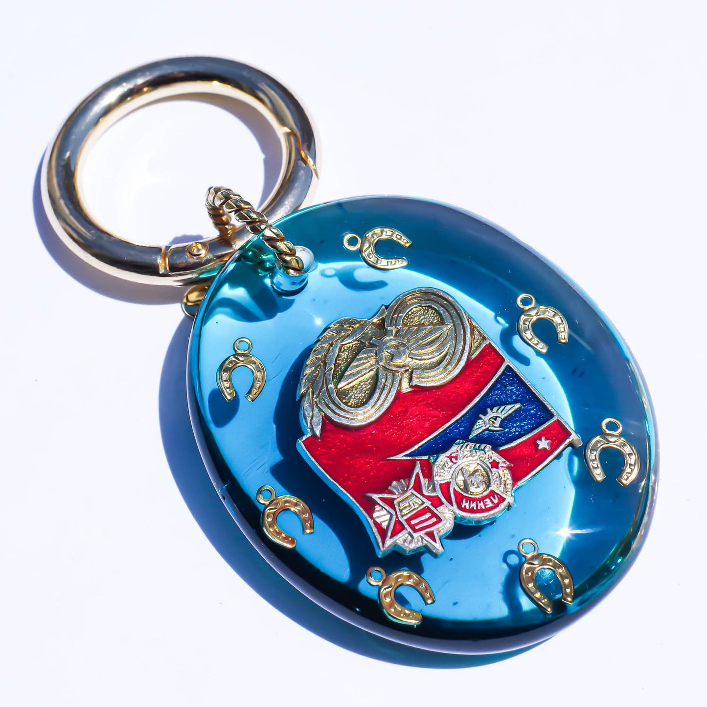 KEY RING / BLUE / CCCP