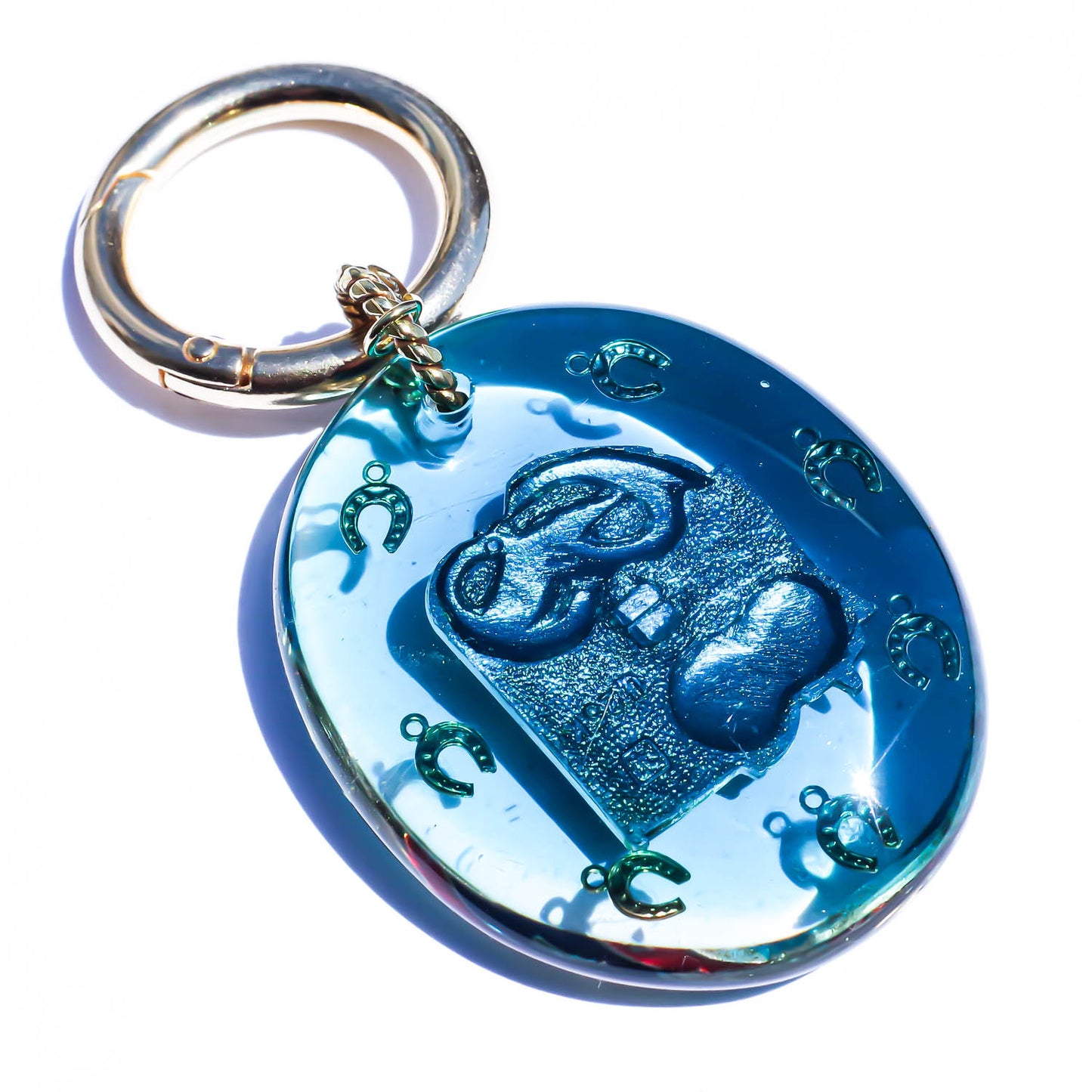KEY RING / BLUE / CCCP