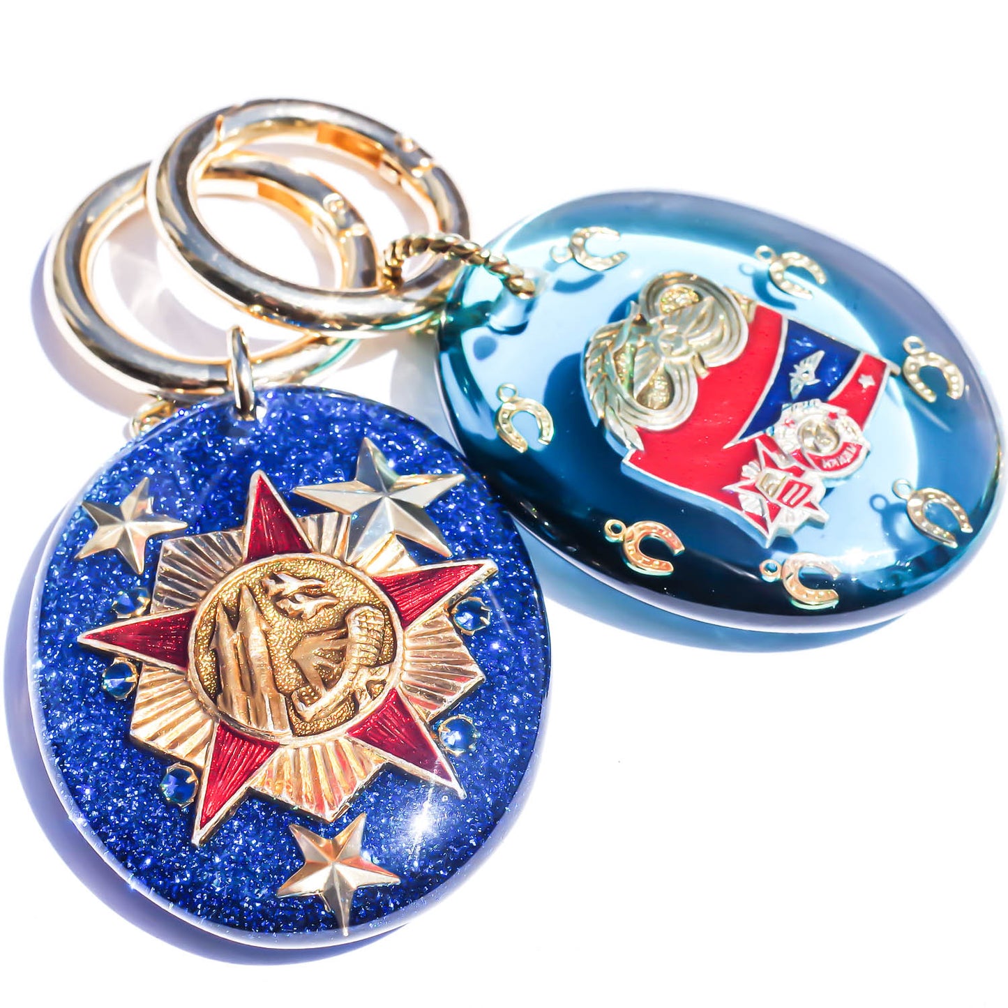 KEY RING / BLUE / CCCP