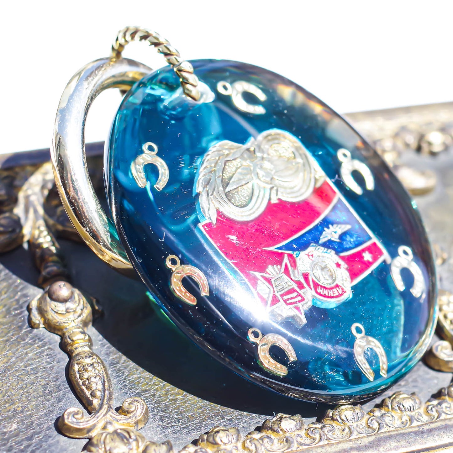 KEY RING / BLUE / CCCP