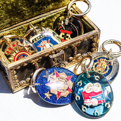 KEY RING / BLUE / CCCP