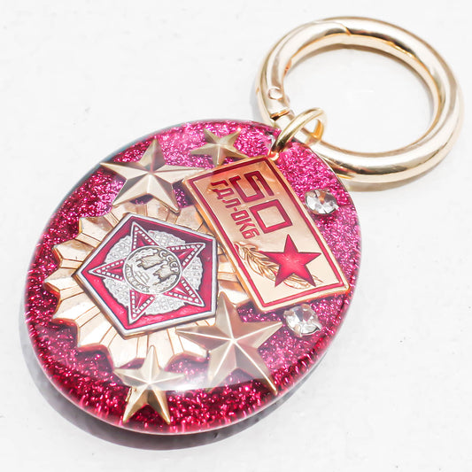 KEY RING / PINK / CCCP