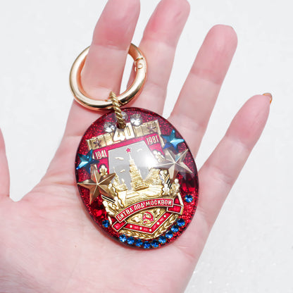 KEY RING / RED / CCCP
