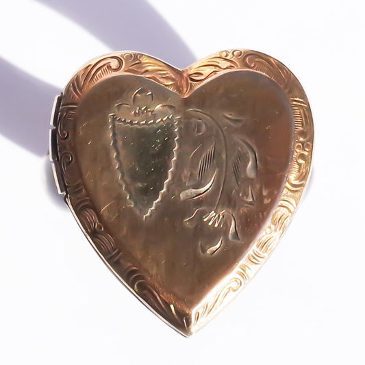 HEART LOCKET RING / FLOWER / #11