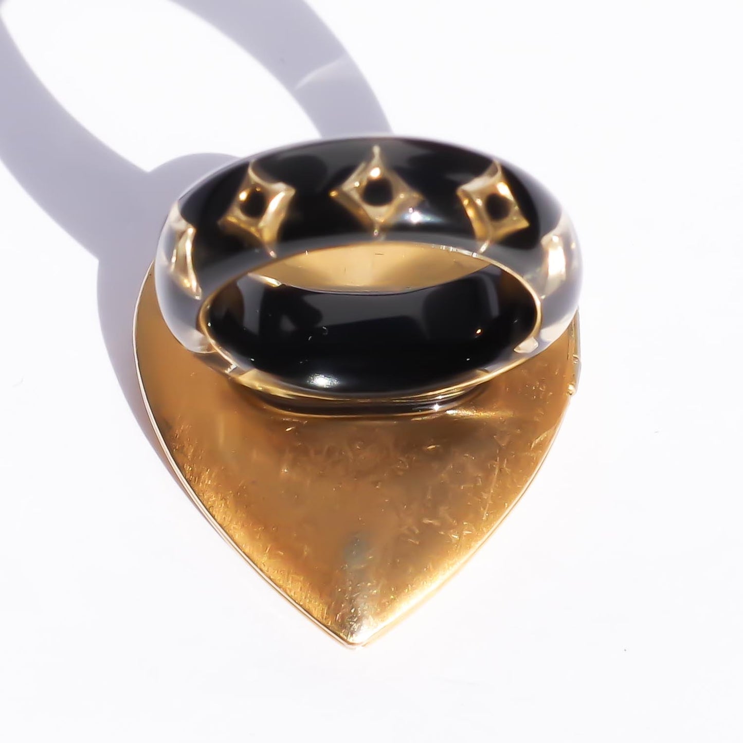 HEART LOCKET RING / BIG HEART / #13 / 14KGF