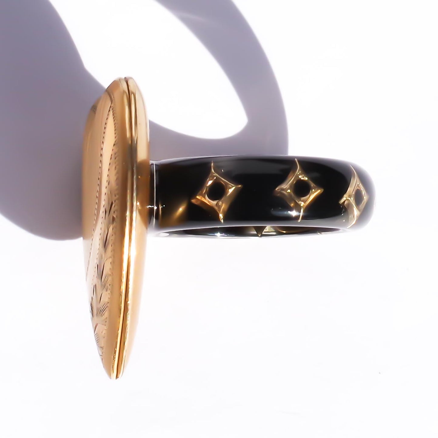 HEART LOCKET RING / BIG HEART / #13 / 14KGF