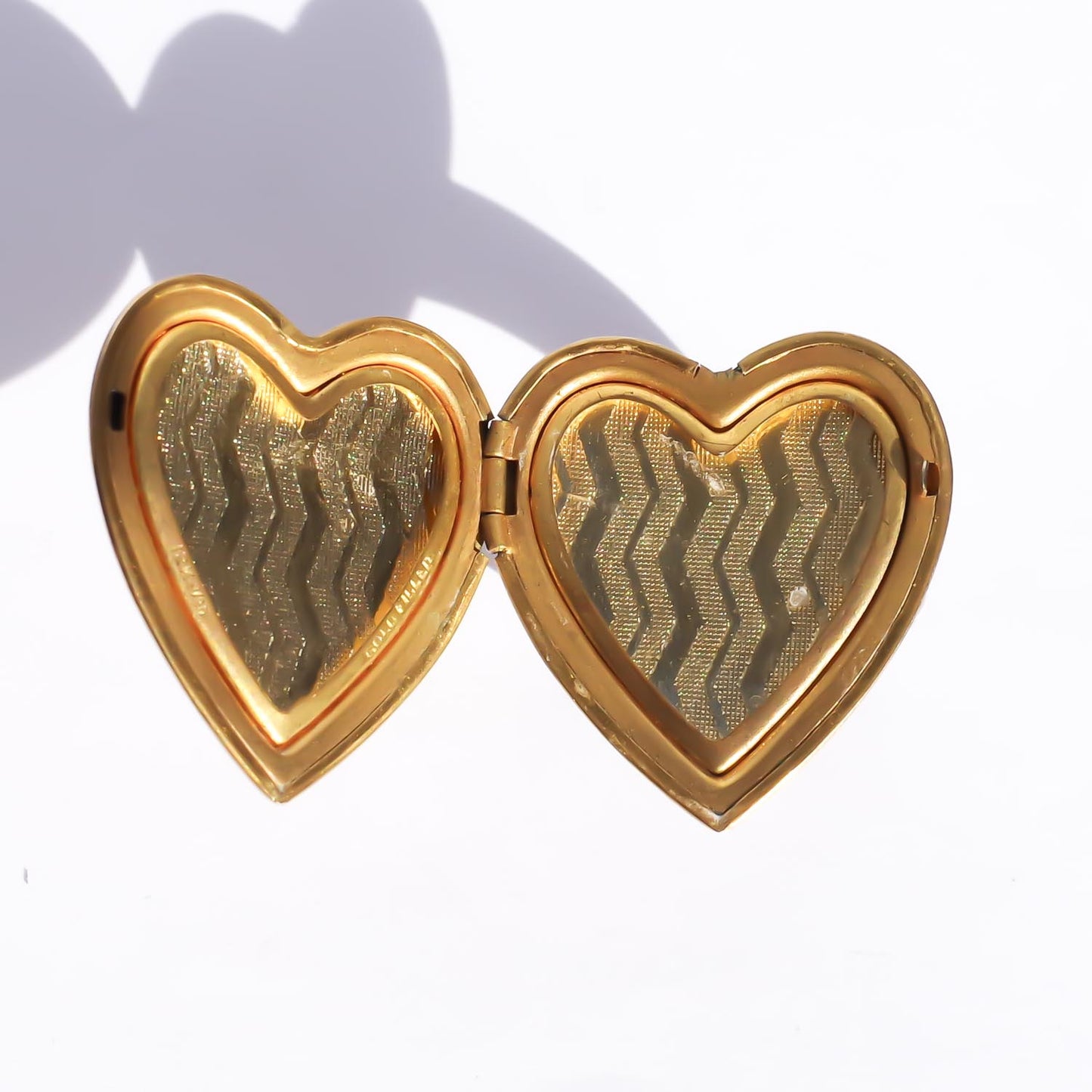 HEART LOCKET RING / BIG HEART / #13 / 14KGF