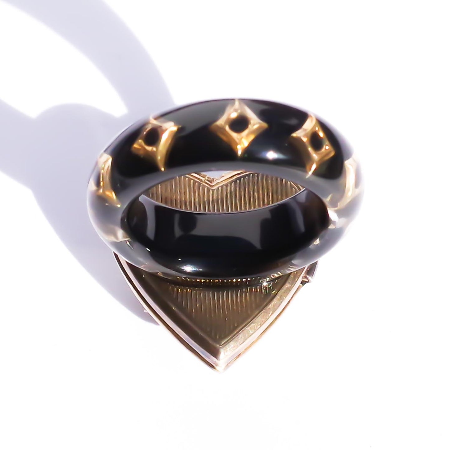 HEART LOCKET RING / SHELL FLOWER / #13