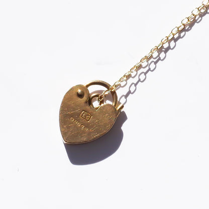 HEART NECKLACE / lockhart / UK / 9K