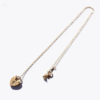 HEART NECKLACE / lockhart / UK / 9K